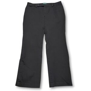 Lauren Ralph Lauren Adelle Womens Stretch Chocolate Brown Dress Pants Size 12